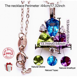 그린 페리도트 목걸이