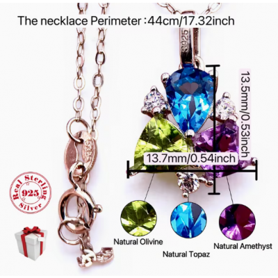 그린 페리도트 목걸이