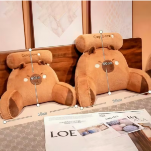 귀여운 만화 토끼 플러시 베개