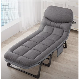 무설치 낮잠 접이식침대 6단계 조정 대형 휴대용 야전침대