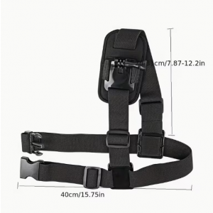 보안 조절 가능한 가슴 및 어깨 카메라 하네스