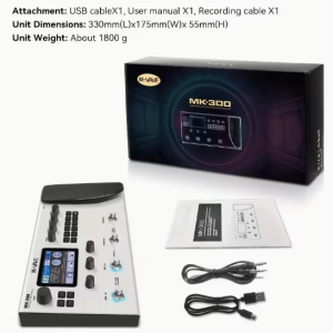 M-VAVE MK-300 기타 멀티 이펙트 프로세서