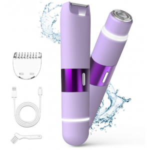 여성용 비키니 트리머듀얼 헤드 전기 면도기