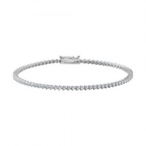 모이사나이트 다이아몬드 테니스 팔찌 3발 1.7mm